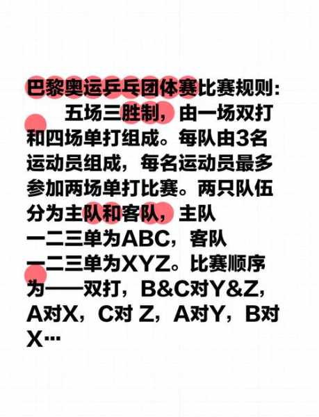 乒乓球男团怎么打法？揭秘国乒战术布局