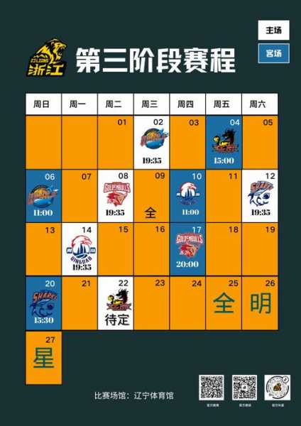 cba浙江队赛程最新动态如何？