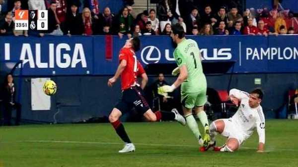 90分钟被绝杀！熊皇比肩巴萨传奇，皇马12奥萨苏纳造耻辱纪录