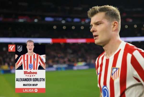 梅开二度，瑟洛特当选马竞vs西班牙人全场最佳