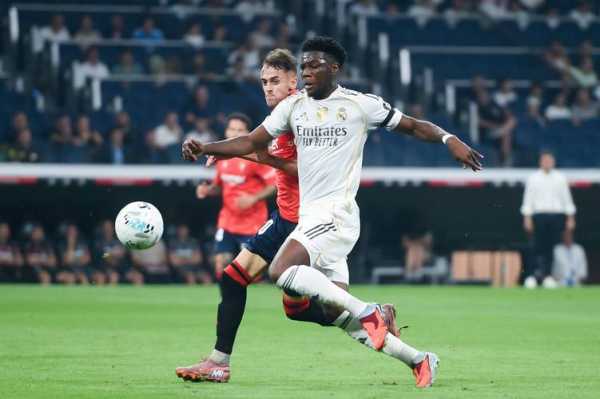 绝对占优，皇马近21次西甲对阵奥萨苏纳保持不败