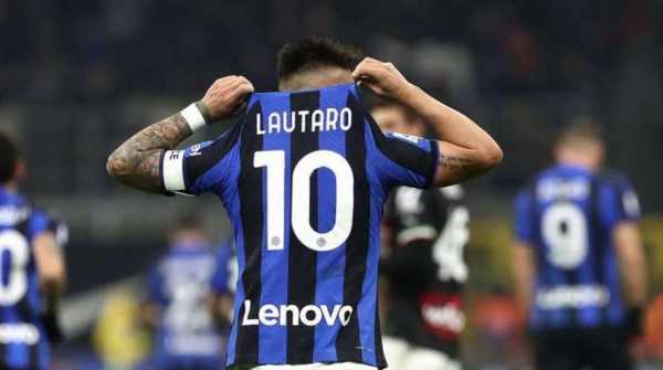 米体：劳塔罗出战3月米兰德比的可能性微乎其微