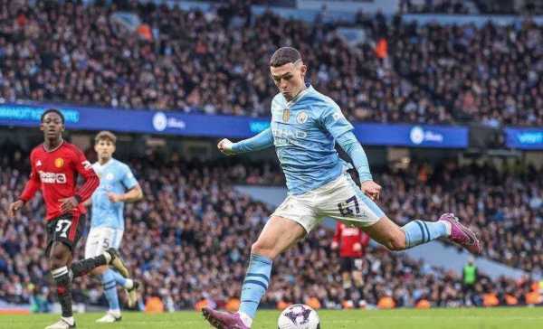 若本轮进球或助攻，福登将成为第6位参与英超百球的曼城球员